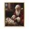 Stupell Industries Santa Believes with Baby Jesus Floating Frame, design by Jo Moulton